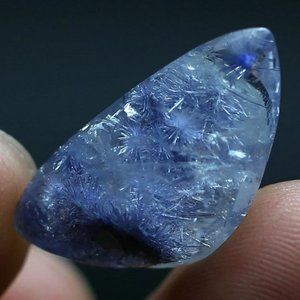11.6 CTs Brazilian Dumortierite Quartz Crystal Specimen.